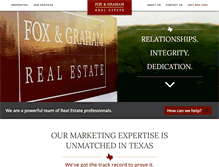 Tablet Screenshot of foxgraham.com